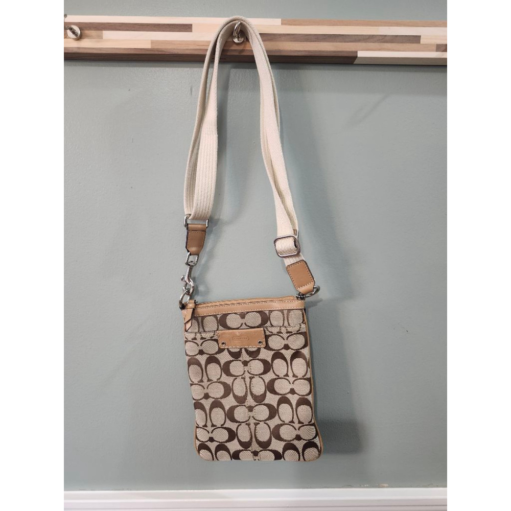 Coach Signature Canvas Small Crossbody Bag